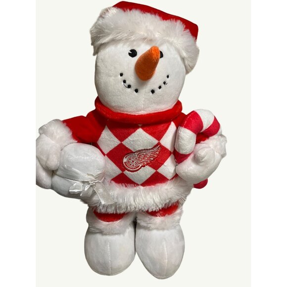 Detroit Red Wings Foco Snowman Plush Doll - Picture 1 of 13
